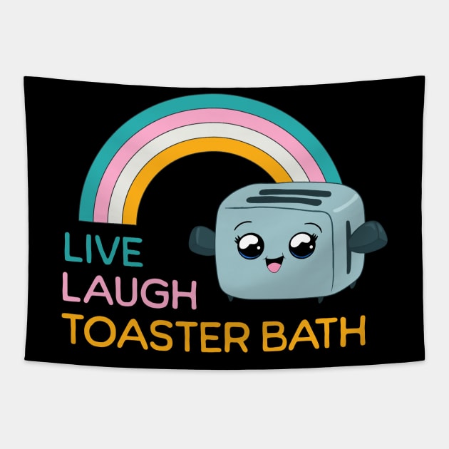 Toaster Bath Tapestry by valentinahramov