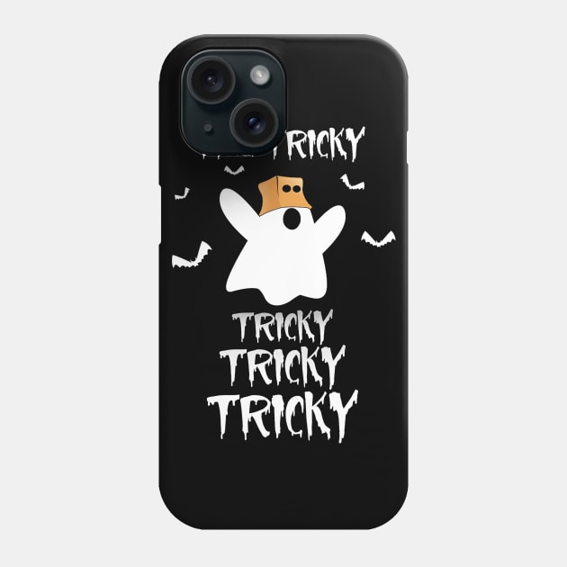 Halloween Ghost Tricky Phone Case by Tatjana  Horvatić