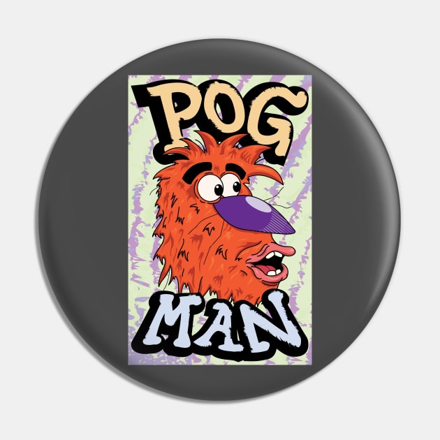 Pog Man Pin by NPXdesign