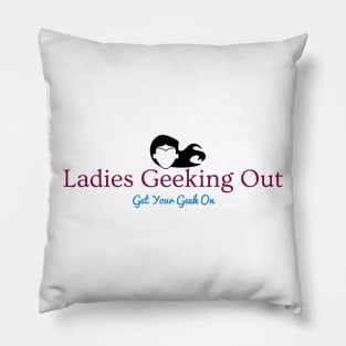 Ladies Geeking Out Pillow