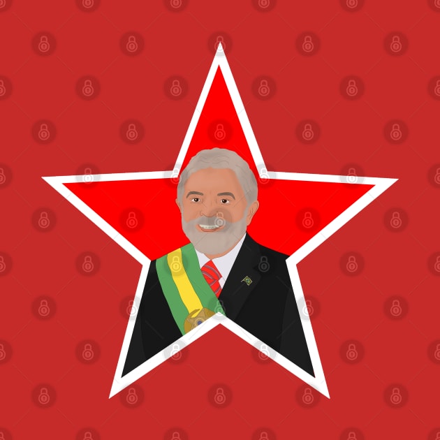 Lula Red Star by DiegoCarvalho