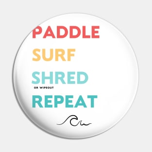 Surfing Routine Pin