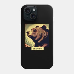 Bear snacks Phone Case