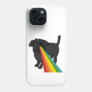 Animals with Rainbow Puke Puppy Dog Phone Case