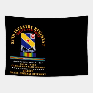 52nd Infantry Regiment - Brave and True - France - WWI Tapestry