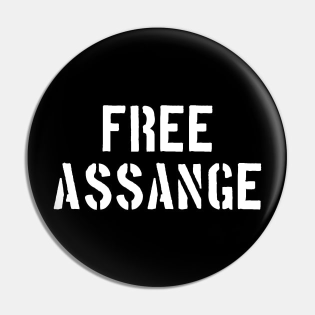 Free Assange Pin by Justice and Truth