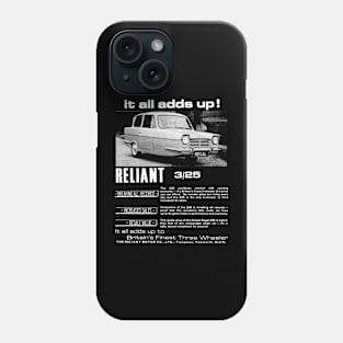 RELIANT REGAL 3/25 - advert Phone Case