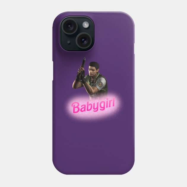Chris Redfield Babygirl Phone Case by whizz0
