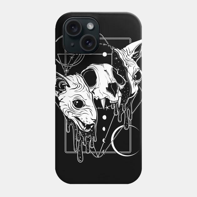 Cosmic Sphynx Phone Case by Von Kowen