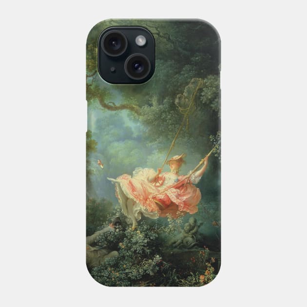 Swing Jean-Honoré Fragonard Famous Rococo Art Phone Case by CONCEPTDVS