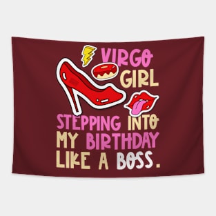 Virgo Girl Horoscope Heels Stepping Birthday Like Boss Cool Tapestry