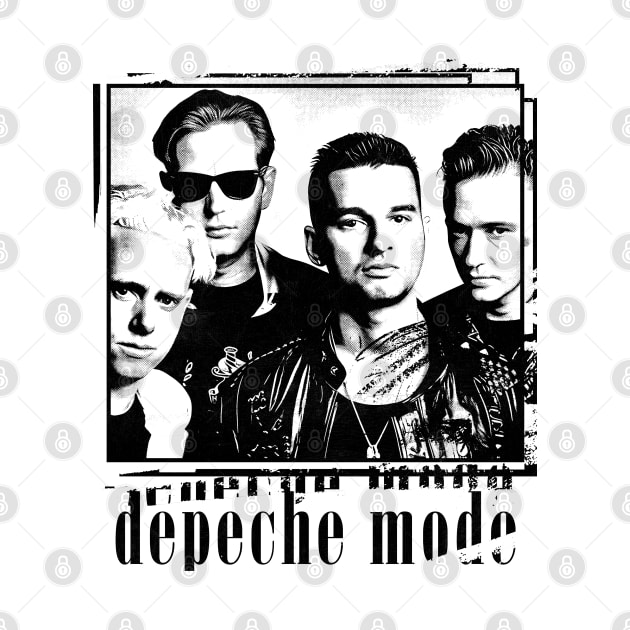 Depeche Mode -- Original Retro Fan Art Design by unknown_pleasures