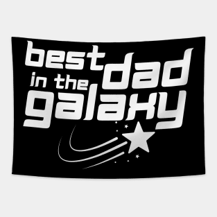 Best Dad in the Galaxy Star Space Tapestry