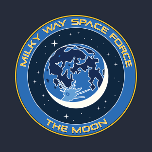 Milky Way Space Force Series - The Moon T-Shirt