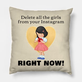 funny Valentine's Day gift for you Pillow