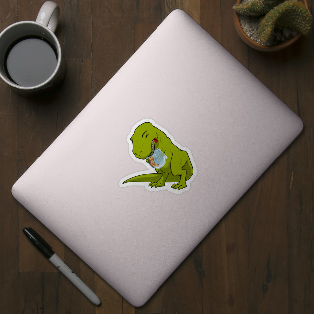 No Hands No Cookies - Dinosaur - Sticker