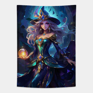 Dark Magician Girl's Fan-Crafted Abystyle Lost Art: Alternate Art Anime Wall Art Treasure Tapestry