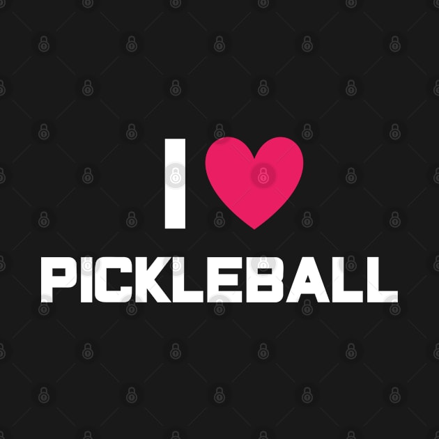 I Love Pickleball by Shifa Annisa