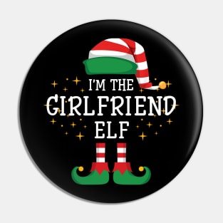 I'm The Girlfriend Elf Matching Family Christmas Pajama Pin