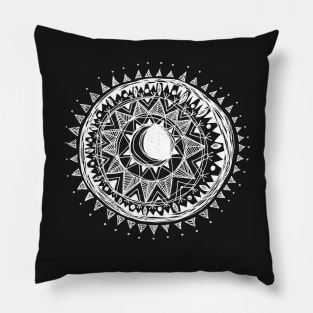 Moon Mandala Pillow