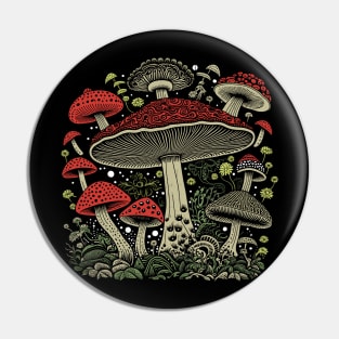 Fly agaric mushroom Pin