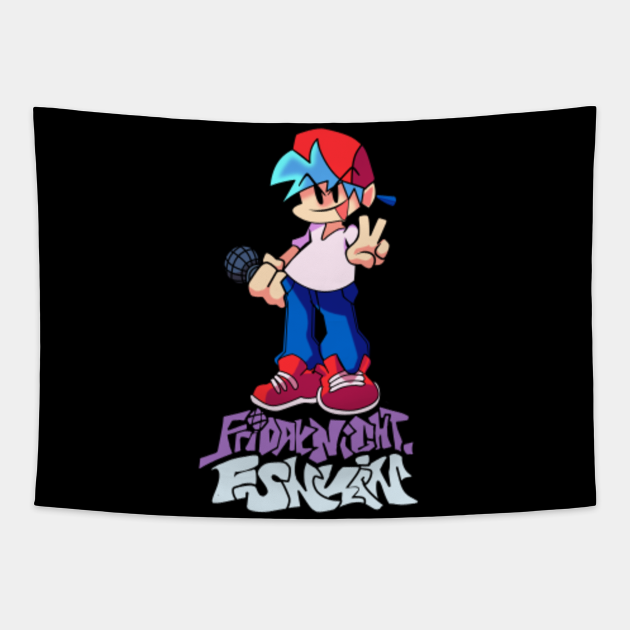 Friday Night Funkin Keith - Friday Night - Tapisserie | TeePublic FR