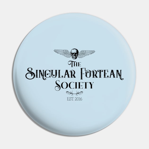 Victorian Memento Mori Brand Tee Pin by Singular Fortean's Singular Shop