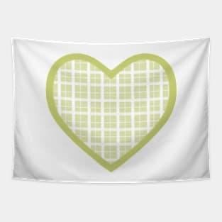 Green Cottage Heart Tapestry