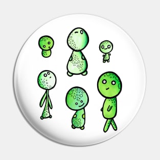 Green Monster Collection Pin