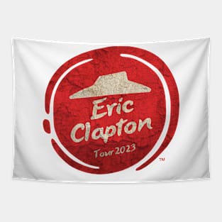 Cosplay Parody Pizza Hut Vintage Music Lovers - Eric Clapton Tour 2023 Tapestry