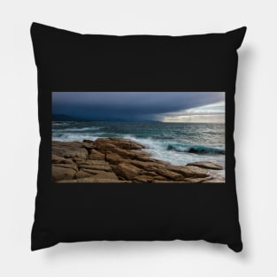 Stormy Skies Over Bicheno Pillow