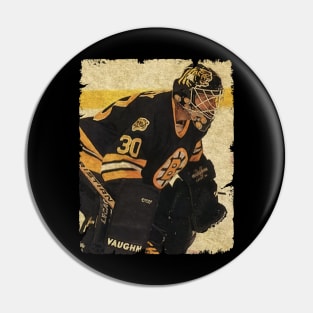 Jon Casey, 1993 in Boston Bruins (2.88 GAA) Pin