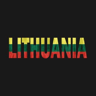 Lithuania Lithuanian Flag Lietuva Souvenir T-Shirt