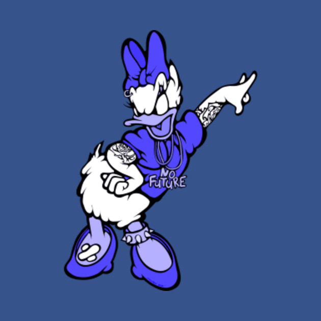 Discover Punk Rock Daisy - midnight blue - Daisy Duck - T-Shirt