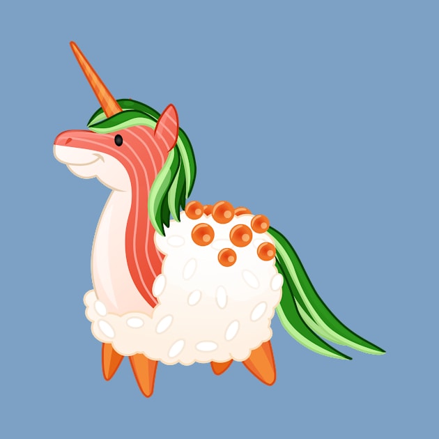 California Sushicorn by LittleWhiteOwl