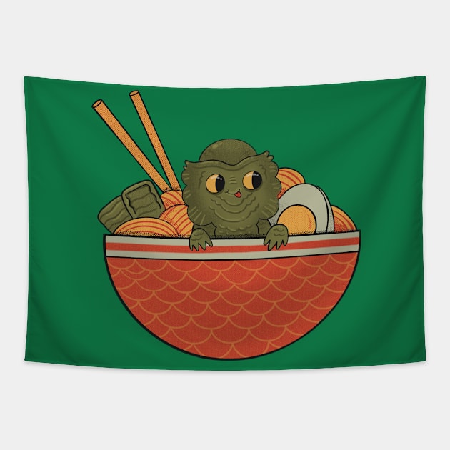 Shape of Ramen Tapestry by ppmid