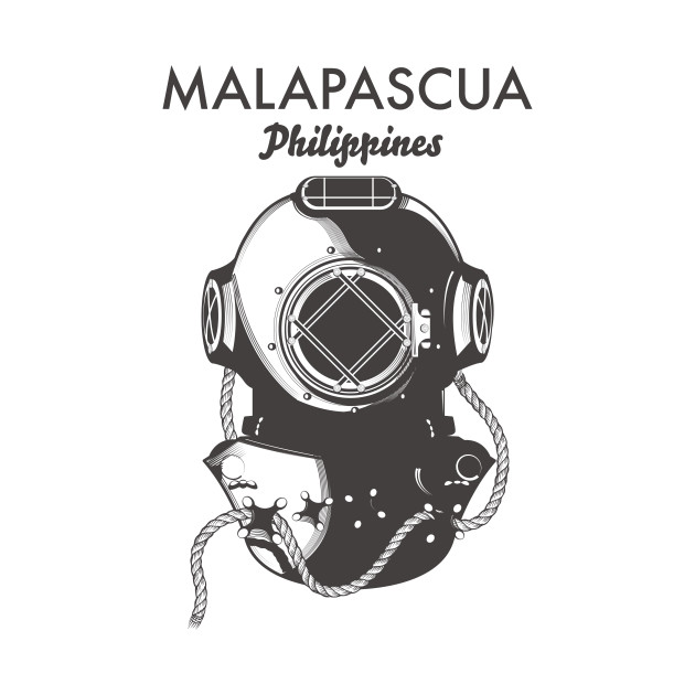 Malapascua Philippines Diving travel poster by nickemporium1