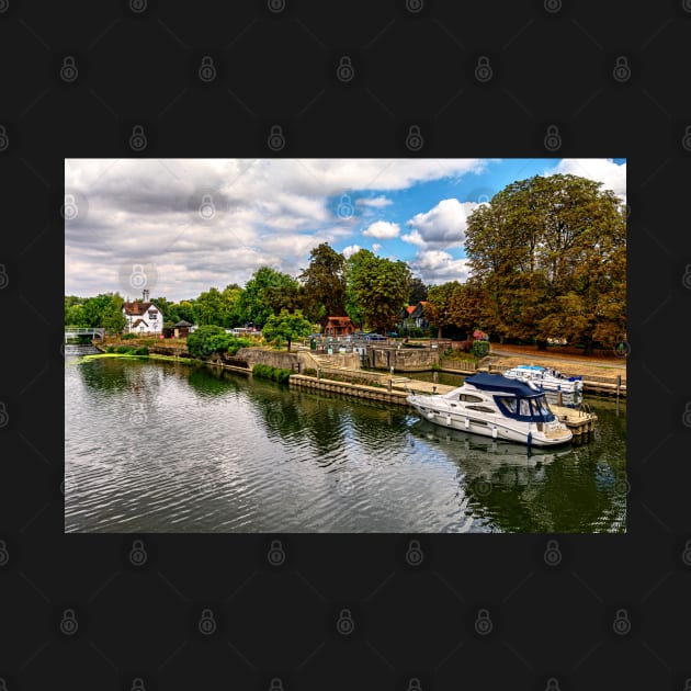 Moored By The Lock At Goring by IanWL