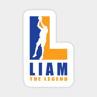 Liam Custom Player Basketball Your Name The Legend Magnet