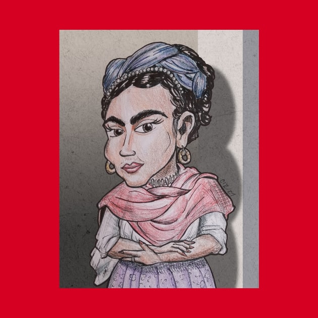 Frida Kahlo by CIZDIBUJOS