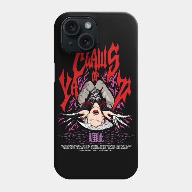 A.K.I.‘s Claws of Ya Zi Phone Case by Jones Factory