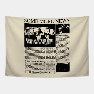 SOME MORE NEWS - NEWSPAPER Tapestry