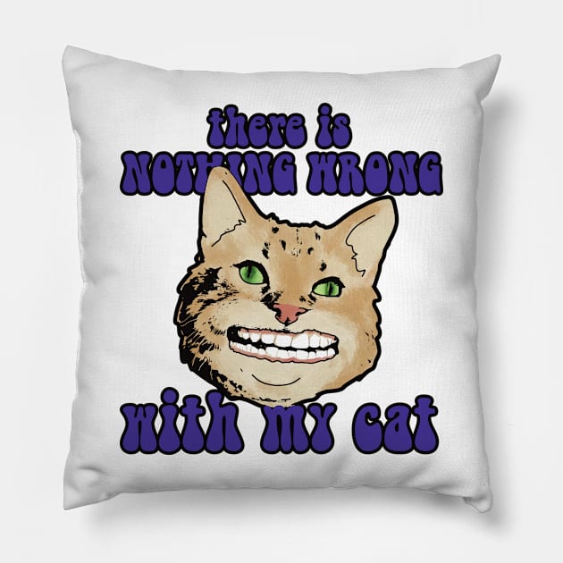 There is nothing wrong with my cat Pillow by jw608