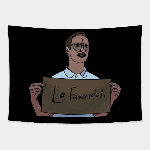 Kip from Napoleon Dynamite Tapestry by CustomPortraitsWorld