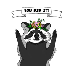 Supportive Raccoon! T-Shirt