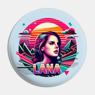 Lana Del Rey - Neon Sunset Pin