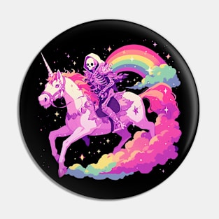 reaper ride unicorn Pin