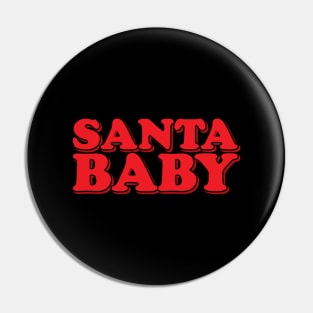 Santa Baby Pin