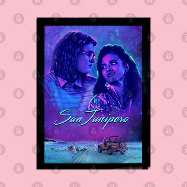 San Junipero, Yorkie and Kelly by Elizachadwickart 