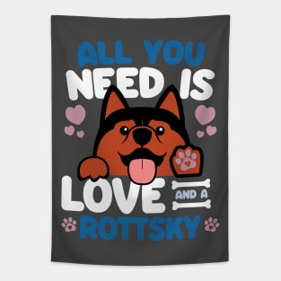 All You Need Is Love And A Rottsky Tapestry